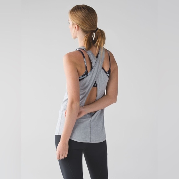 Lululemon Physically Fit Tank
Wee Stripe White Heathered Medium Grey - Picture 1 of 9